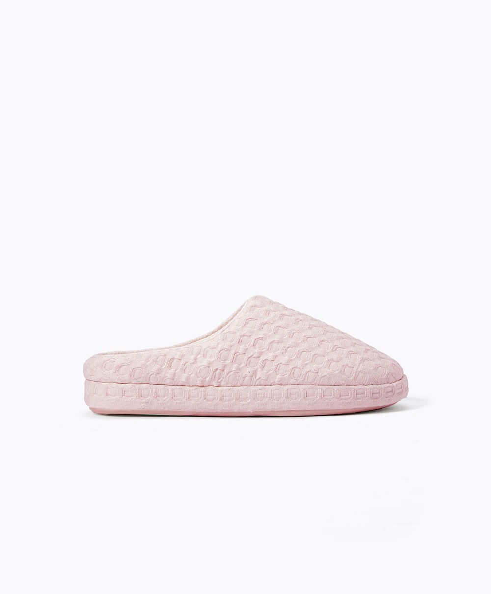 Oysho Weave Mules Rózsaszín | VKFDCN-013