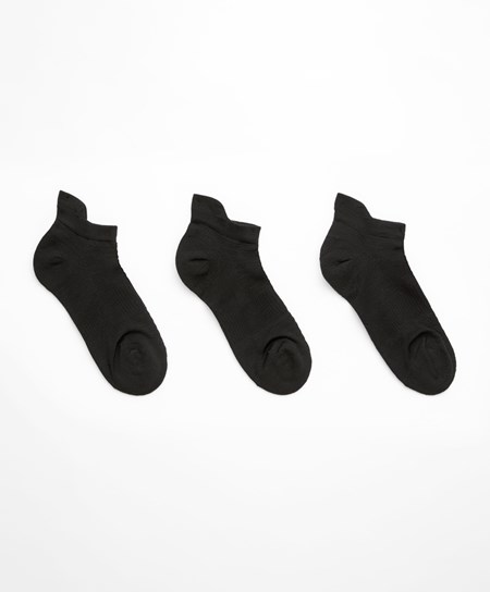 Oysho 3 Pairs Of Polyamide Sports Sneaker Socks Fekete | YDGFBL-075