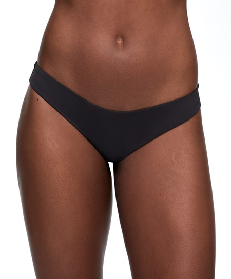 Oysho Brazilian Bikini Briefs Fekete | KODHIG-801