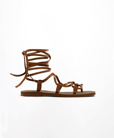 Oysho Bőr Roman Sandals Leather | RWPLMT-138