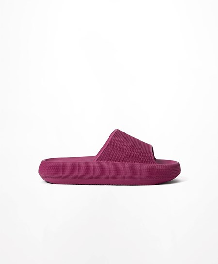 Oysho Flatform Sandals Lila | WGJFRA-408