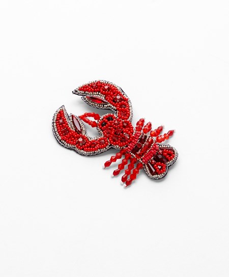 Oysho Lobster Brooch Piros | WQDHKM-624