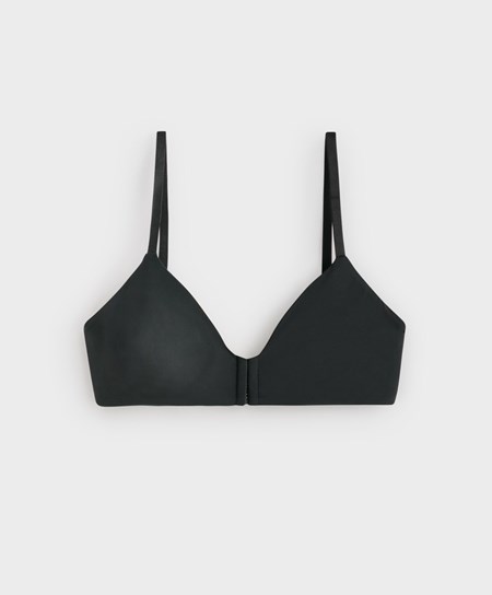 Oysho Lola Bra With Right Cup Fekete | HLGUCV-905