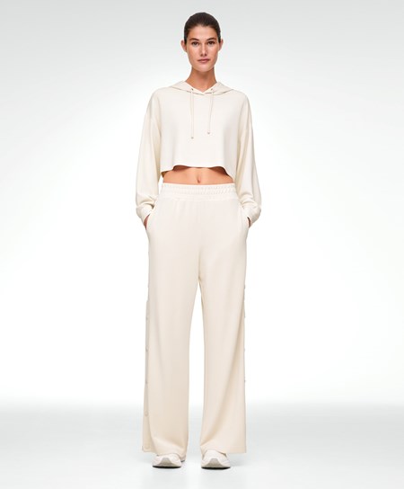 Oysho Long Modal White Total Look Stone | OMPTYD-530