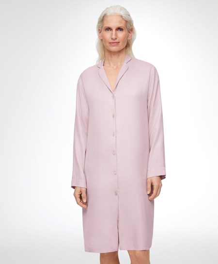 Oysho Piping Nightshirt Rózsaszín | DREYVK-927