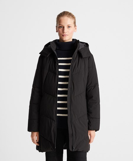 Oysho Primaloft® Coat Fekete | XDWULY-825