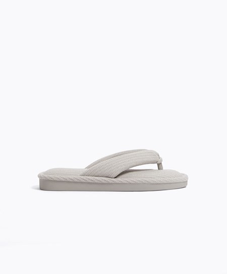 Oysho Texture Tanga Sandals Szürke | EFYUMZ-251