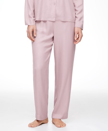 Oysho Trousers With Piping Rózsaszín | MBGNVC-526