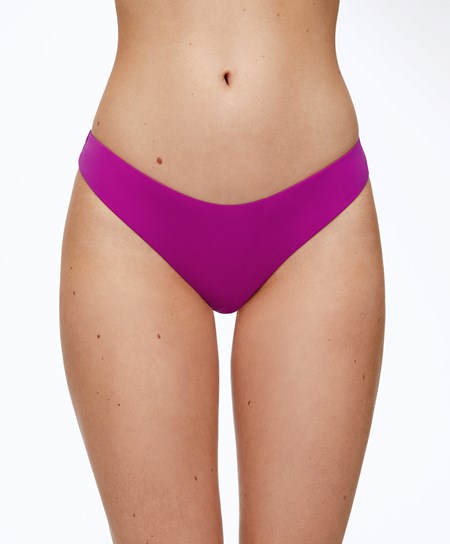 Oysho U-cut Brazilian Bikini Briefs Bougainvillea | PDVYEK-234