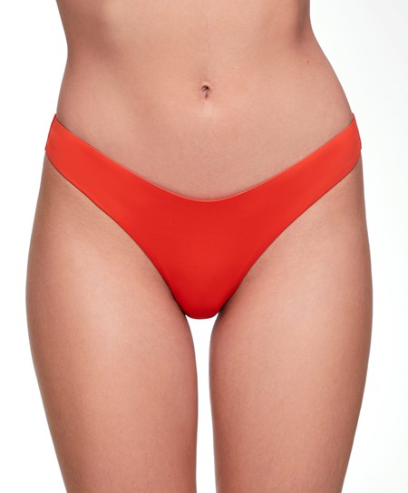 Oysho U-cut Brazilian Bikini Briefs Narancssárga | VDTNYS-970