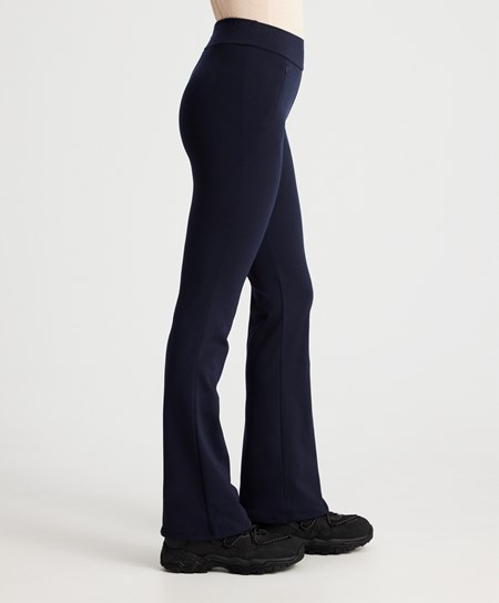 Oysho Warm Flare Trousers Kék | ALGZQK-178