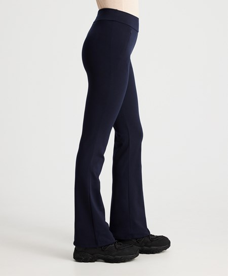 Oysho Warm Flare Trousers Kék | HJABOQ-248